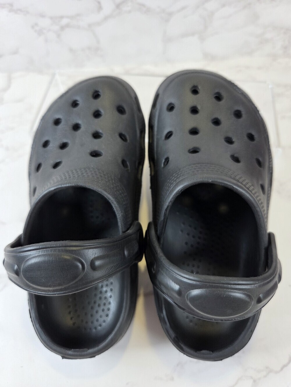 Kids Black Comfort Clog Shoes For Boys (B26) - Picture 4 of 5